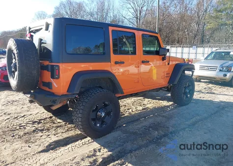 2012 Jeep Wrangler Unlimited Sport z USA, uszkodzony, nr VIN 1C4BJWDG0CL172032